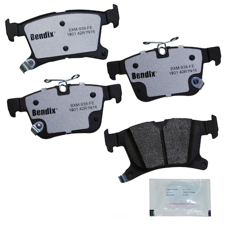 Bendix Semi-Metallic Sdr Disc Brake Pad, Bendix Mkd1901Fm Fleet Metlok MKD1901FM